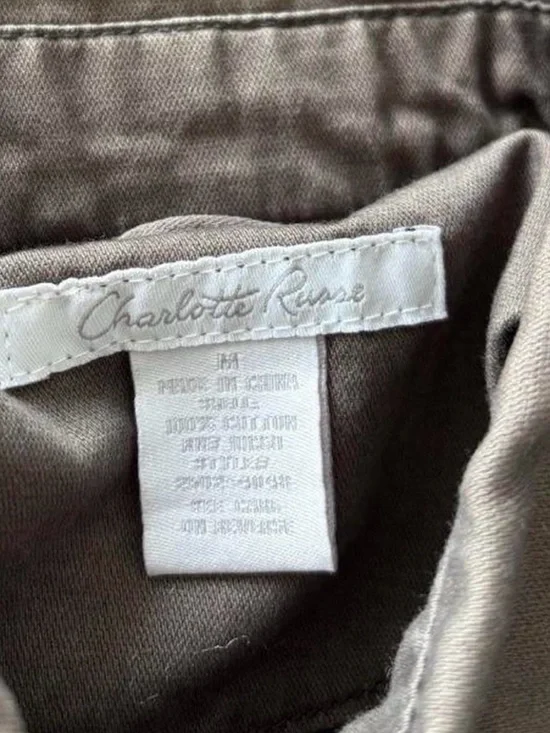 Charlotte Russe Brown Button-Front Jean Jacket - Picture 6 of 6